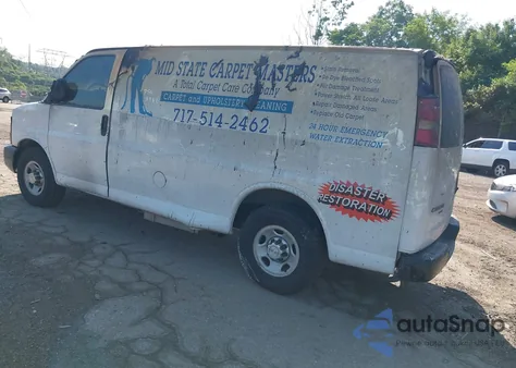 2014 Chevrolet Express G2500 z USA, uszkodzony, nr VIN 1GCWGFCA5E1213752